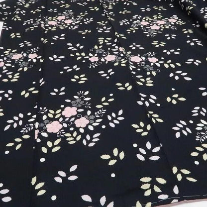 【中古】tomihisa 美品 着物 正絹 仕付け糸付 小紋 7387