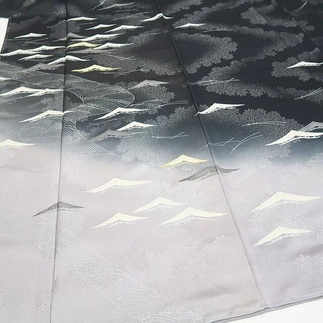 【新古品】tomihisa 新品 金糸刺繍 着物 正絹 仕付け糸付 訪問着 7422