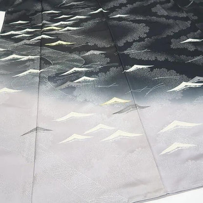 【新古品】tomihisa 新品 金糸刺繍 着物 正絹 仕付け糸付 訪問着 7422