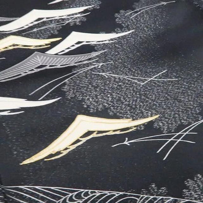 【新古品】tomihisa 新品 金糸刺繍 着物 正絹 仕付け糸付 訪問着 7422