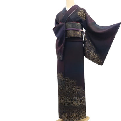 【新古品】tomihisa 新品 前田仁仙 落款 暈し 着物 正絹 仕付け糸付 訪問着 7437