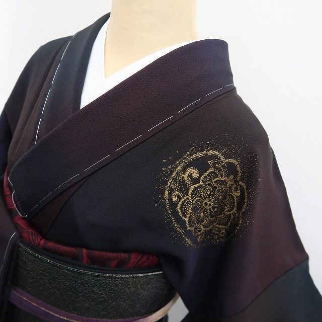 【新古品】tomihisa 新品 前田仁仙 落款 暈し 着物 正絹 仕付け糸付 訪問着 7437