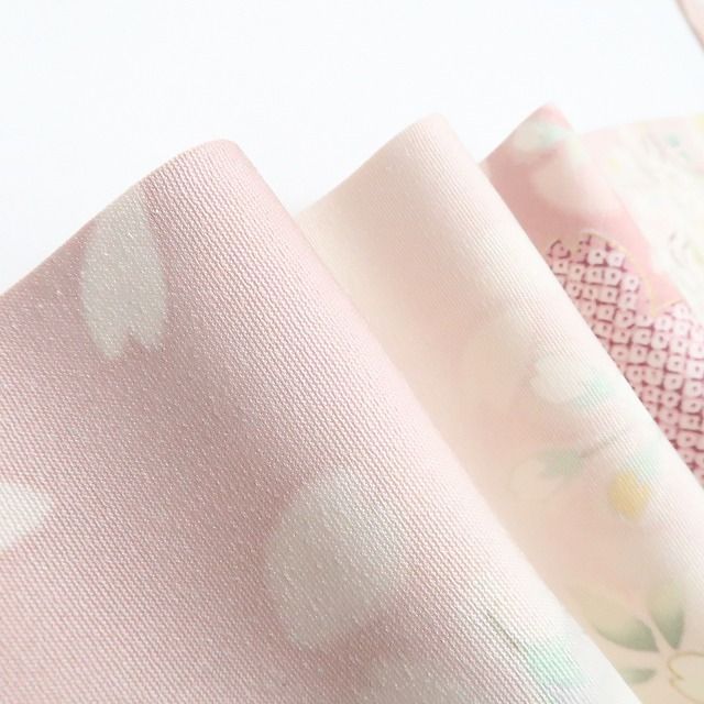 【新古品】tomihisa 新品 桜 金駒刺繍 着物 正絹 仕付け糸付 訪問着 7444