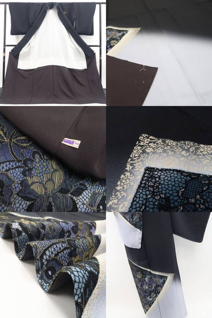 【新古品】tomihisa 新品 さが美謹製 レース 着物 正絹 仕付け糸付 訪問着 7458