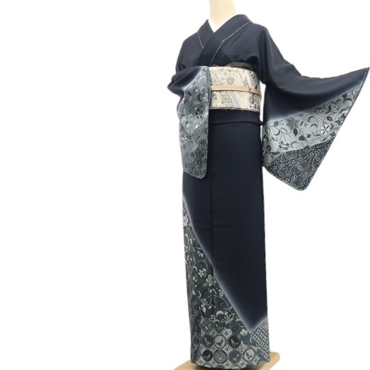 【新古品】tomihisa 新品 斉藤三才 落款 着物 正絹 仕付け糸付 訪問着 7466