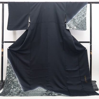 【新古品】tomihisa 新品 斉藤三才 落款 着物 正絹 仕付け糸付 訪問着 7466
