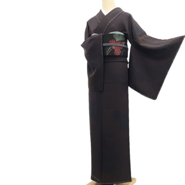 【新古品】tomihisa 新品 やまと誂製 ゴールドラベル 着物 正絹 仕付け糸付 小紋 7467