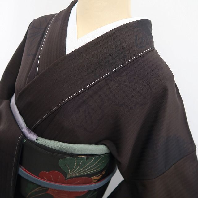 【新古品】tomihisa 新品 やまと誂製 ゴールドラベル 着物 正絹 仕付け糸付 小紋 7467