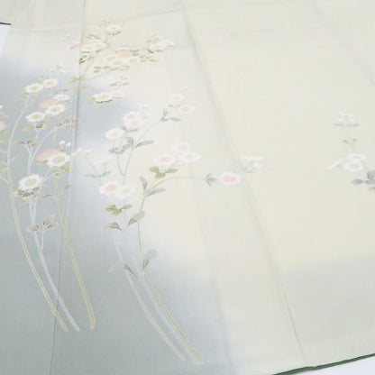 【新古品】tomihisa 新品 ほていや謹製 手描き友禅 着物 正絹 仕付け糸付 訪問着 7490