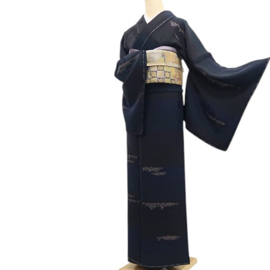 【新古品】tomihisa 新品 落款 暈し 着物 正絹 仕付け糸付 作家物 付下げ 7501