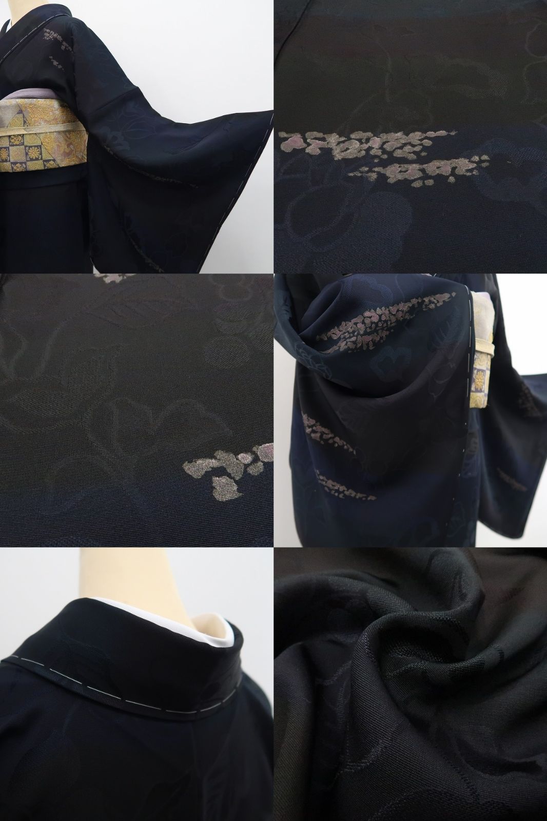 【新古品】tomihisa 新品 落款 暈し 着物 正絹 仕付け糸付 作家物 付下げ 7501