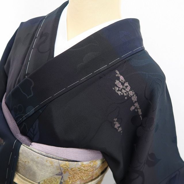 【新古品】tomihisa 新品 落款 暈し 着物 正絹 仕付け糸付 作家物 付下げ 7501