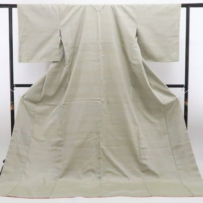 【新古品】tomihisa 新品 着物 正絹 仕付け糸付 紅花染め紬 7512