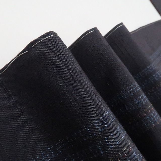 【新古品】tomihisa 新品 奥順謹製 はたおり娘 着物 正絹 仕付け糸付 証紙付 結城紬 7513
