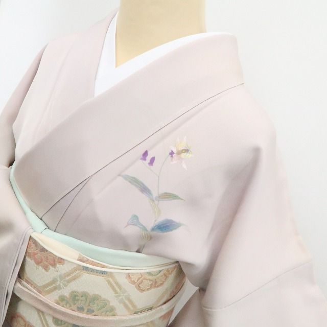 【新古品】tomihisa 新品 無線友禅 暈し 着物 正絹 仕付け糸付 訪問着 7518