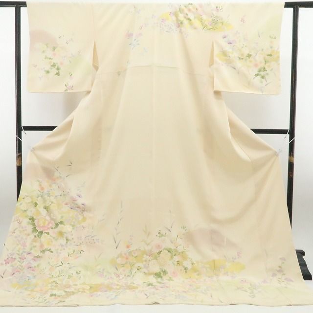 【新品】tomihisa 新品 吉澤友禅 お仕立て上がり品 着物 正絹 仕付け糸付 トールサイズ 訪問着 7519