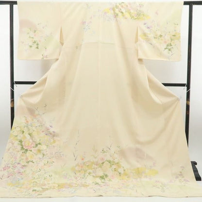 【新品】tomihisa 新品 吉澤友禅 お仕立て上がり品 着物 正絹 仕付け糸付 トールサイズ 訪問着 7519