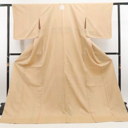 【新古品】tomihisa 新品 暈し 着物 正絹 仕付け糸付 色無地 7523