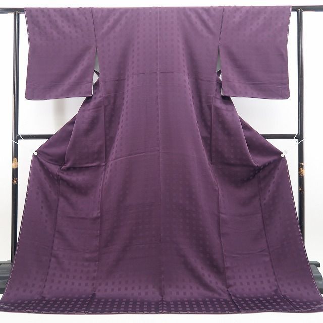 【新古品】tomihisa 新品 貴久樹 KIKUJU 着物 正絹 仕付け糸付 小紋 色無地 7528
