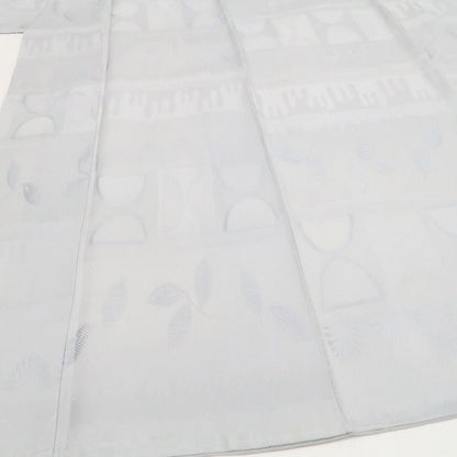 【中古】tomihisa 美品 モダンアート 着物 正絹 仕付け糸付 小紋 色無地 7530