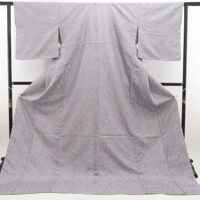 【新品】tomihisa 新品 お仕立て上がり品 花唐草 着物 正絹 仕付け糸付 トールサイズ お召 7543
