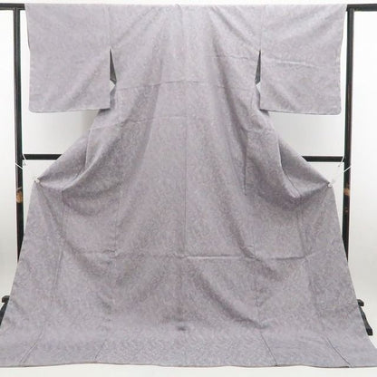 【新品】tomihisa 新品 お仕立て上がり品 花唐草 着物 正絹 仕付け糸付 トールサイズ お召 7543