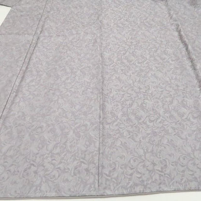【新品】tomihisa 新品 お仕立て上がり品 花唐草 着物 正絹 仕付け糸付 トールサイズ お召 7543