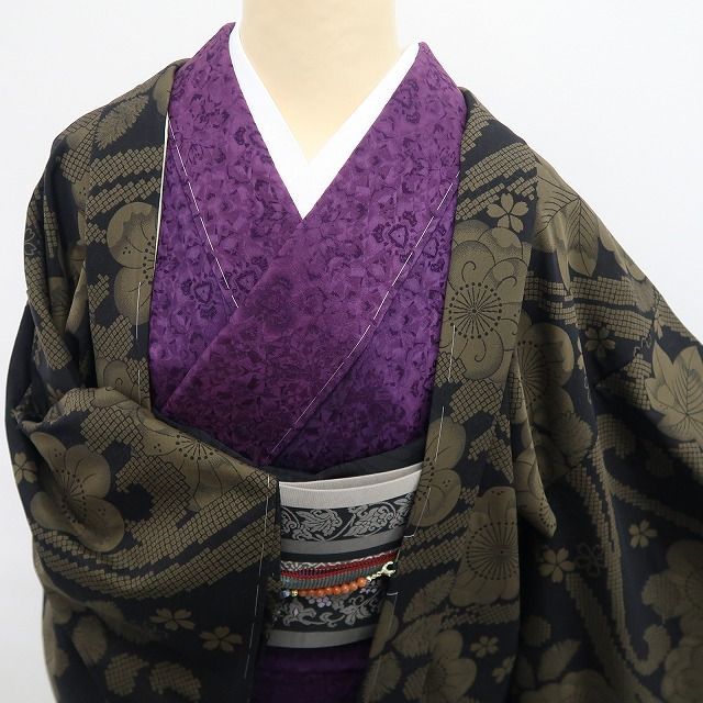 【新古品】tomihisa 新品 辻ヶ花 着物 正絹 ロング丈 仕付け糸付 西陣織 長羽織 7559