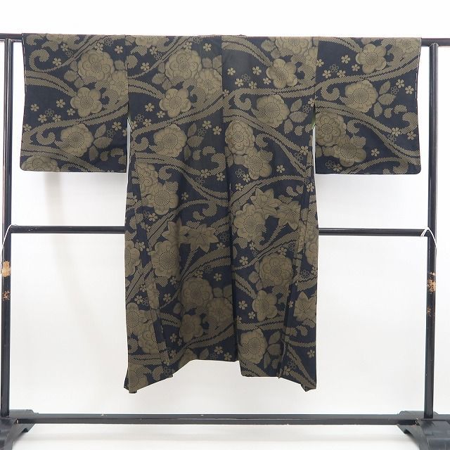 【新古品】tomihisa 新品 辻ヶ花 着物 正絹 ロング丈 仕付け糸付 西陣織 長羽織 7559