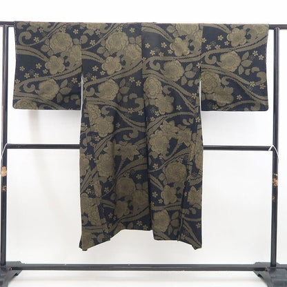 【新古品】tomihisa 新品 辻ヶ花 着物 正絹 ロング丈 仕付け糸付 西陣織 長羽織 7559