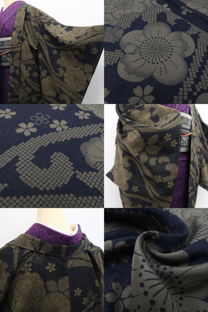 【新古品】tomihisa 新品 辻ヶ花 着物 正絹 ロング丈 仕付け糸付 西陣織 長羽織 7559