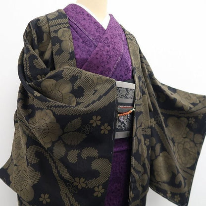 【新古品】tomihisa 新品 辻ヶ花 着物 正絹 ロング丈 仕付け糸付 西陣織 長羽織 7559