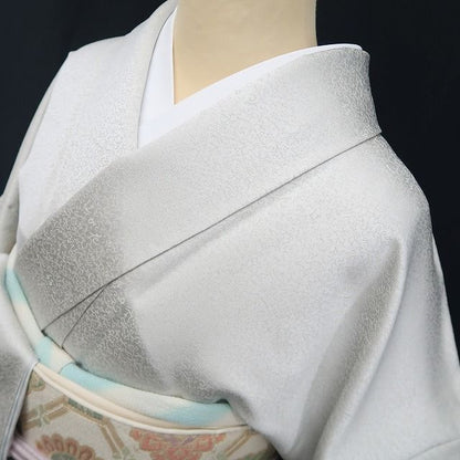 【新古品】tomihisa 新品 二代目久保田一竹 落款 一竹の辻ヶ花 暈し 金通し 着物 仕付け糸付 付下げ 7562