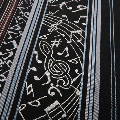【新古品】tomihisa 新品 本場筑前博多織 ピアノ×音符 証紙付 着物 正絹 八寸なごや帯 7577