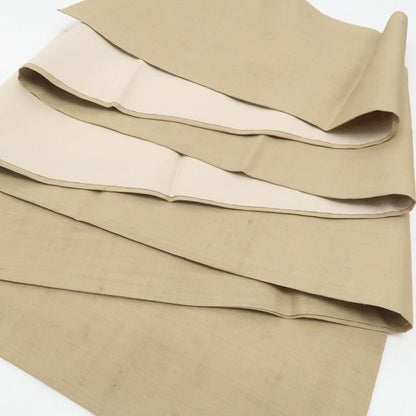 【中古】tomihisa 美品 琉球紅型 城間栄順 落款 着物 正絹 額縁仕立て 開きなごや帯7580