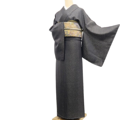 【新古品】tomihisa 新品 久保田一竹 落款 金通し 一竹の辻ヶ花 着物 正絹 仕付け糸付 小紋 色無地 7607