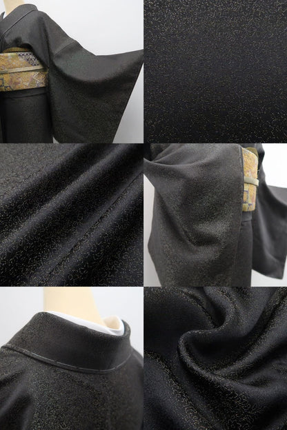 【新古品】tomihisa 新品 久保田一竹 落款 金通し 一竹の辻ヶ花 着物 正絹 仕付け糸付 小紋 色無地 7607