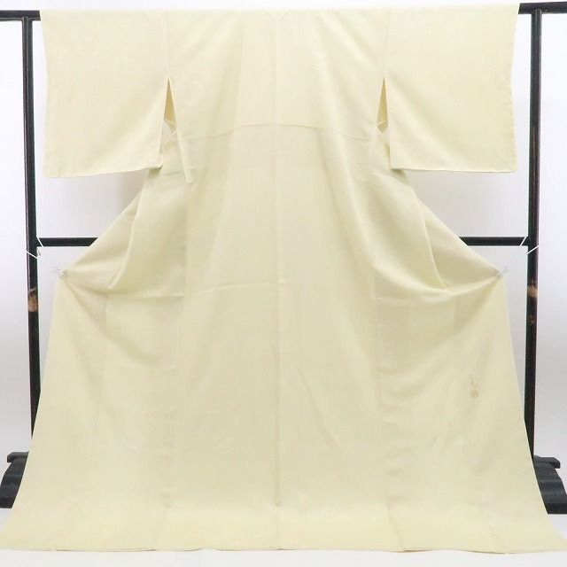 【新古品】tomihisa 新品 BANKAN 落款 ペイズリー 着物 正絹 仕付け糸付 作家物小紋 色無地 7609