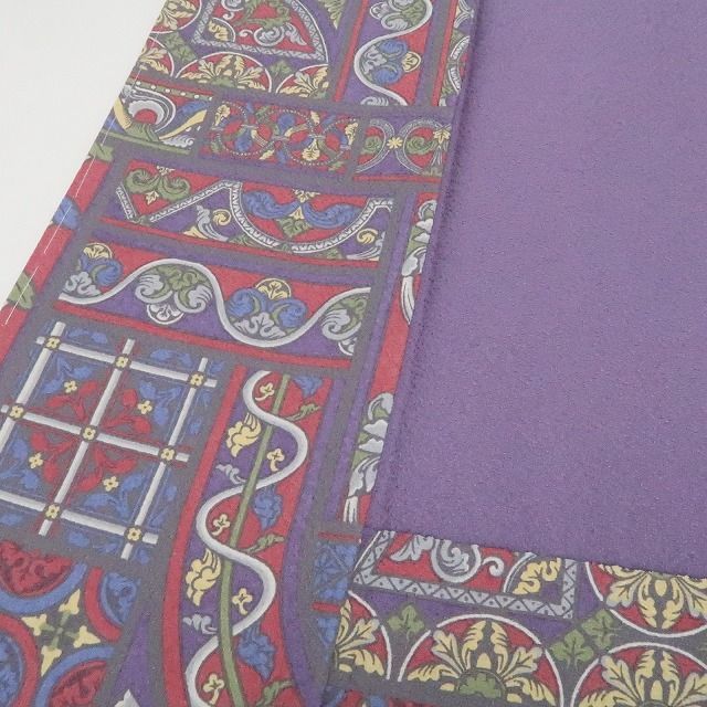 【中古】tomihisa 美品 大久保玄才 落款 着物 正絹 仕付け糸付 付下げ 7618
