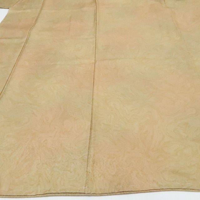 【新古品】tomihisa 新品 墨流し 暈し 落款 着物 正絹 仕付け糸付 作家物 小紋 7622