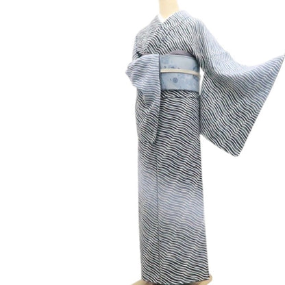 【新古品】tomihisa 新品 滝泰謹製 総絞り 相良刺繍 着物 正絹 仕付け糸付 トールサイズ 訪問着 7626