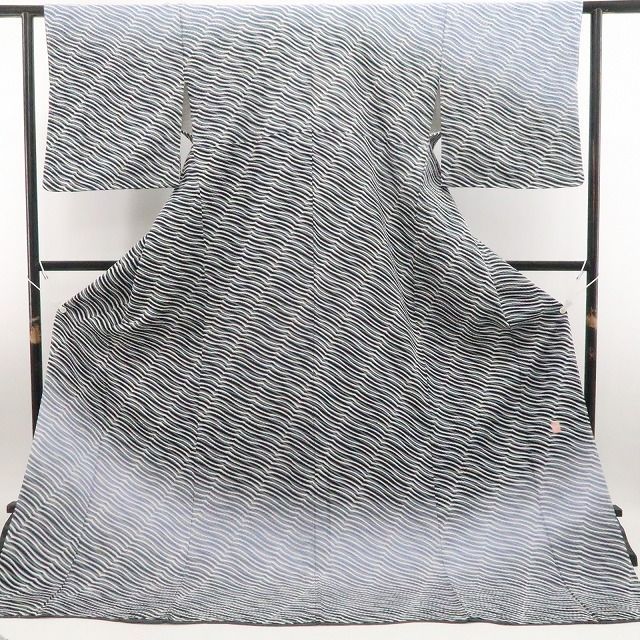 【新古品】tomihisa 新品 滝泰謹製 総絞り 相良刺繍 着物 正絹 仕付け糸付 トールサイズ 訪問着 7626