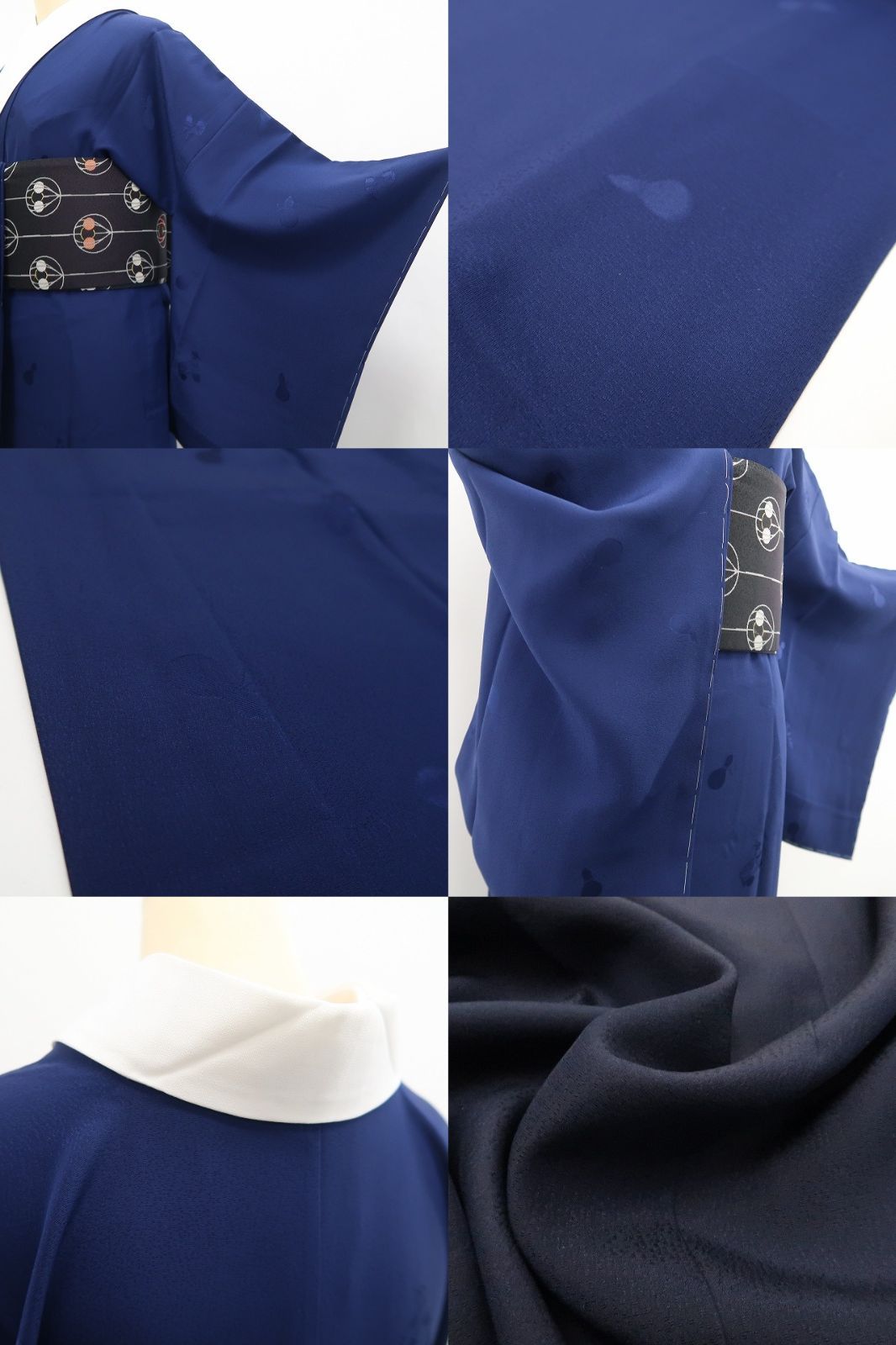 【新古品】tomihisa 新品 瓢箪 着物 正絹 仕付け糸付 長襦袢 7635
