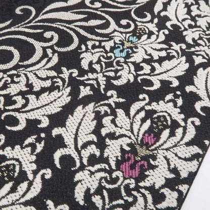 【新古品】tomihisa 新品 弥栄織物謹製 三重紗織 唐花 着物 正絹 西陣織 なごや帯 7640