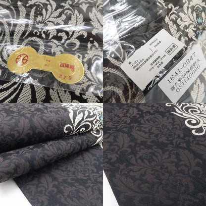 【新古品】tomihisa 新品 弥栄織物謹製 三重紗織 唐花 着物 正絹 西陣織 なごや帯 7640