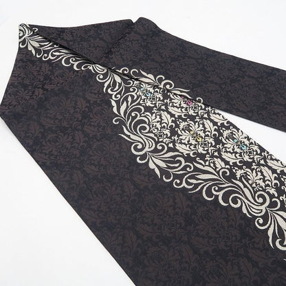 【新古品】tomihisa 新品 弥栄織物謹製 三重紗織 唐花 着物 正絹 西陣織 なごや帯 7640