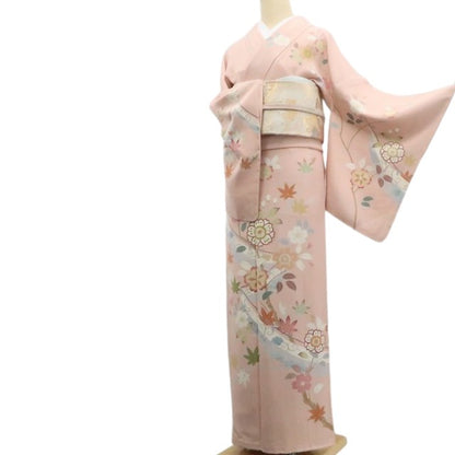 【新古品】tomihisa 新品 千總謹製 高島屋扱い 刺繍 着物 正絹 仕付け糸付 訪問着 7645