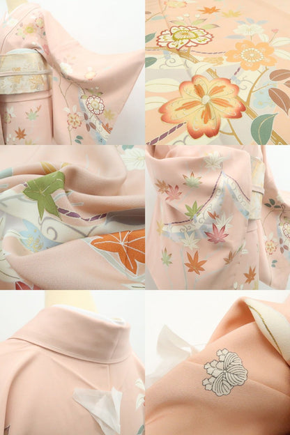 【新古品】tomihisa 新品 千總謹製 高島屋扱い 刺繍 着物 正絹 仕付け糸付 訪問着 7645
