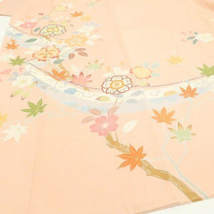 【新古品】tomihisa 新品 千總謹製 高島屋扱い 刺繍 着物 正絹 仕付け糸付 訪問着 7645