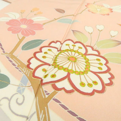 【新古品】tomihisa 新品 千總謹製 高島屋扱い 刺繍 着物 正絹 仕付け糸付 訪問着 7645